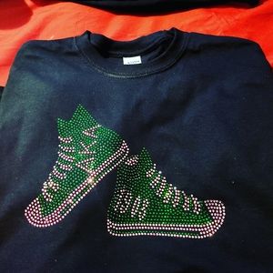 AKA Soriety rhinestone shirt